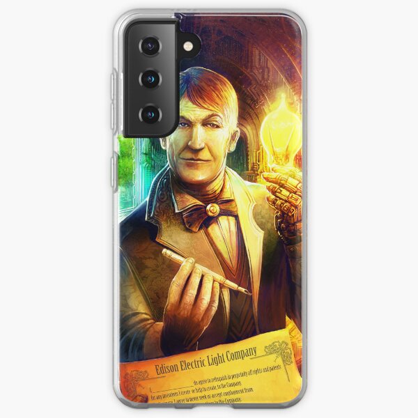 Steampunk Edison Samsung Galaxy Soft Case