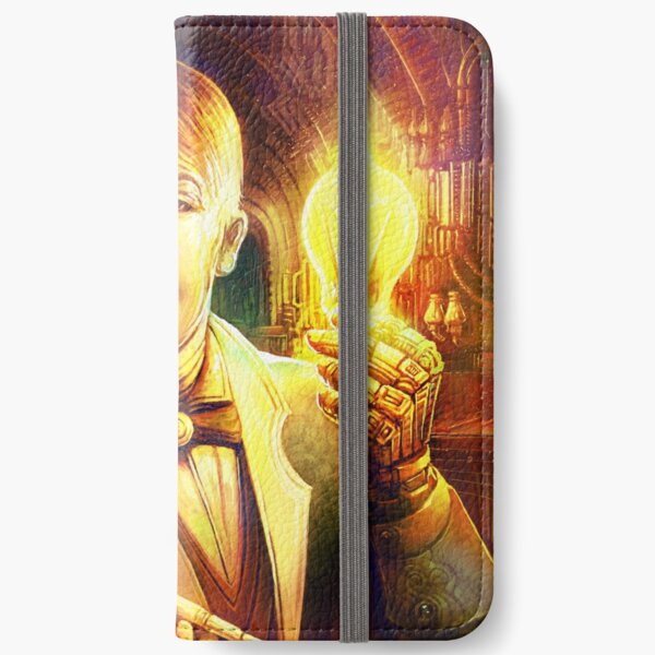 Steampunk Edison iPhone Wallet