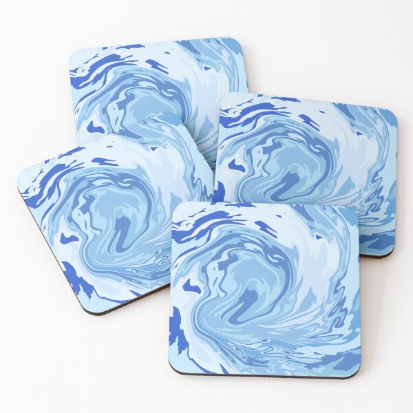 Item preview, Blue Abstract Swirl Design  designed and sold by garneroverton.