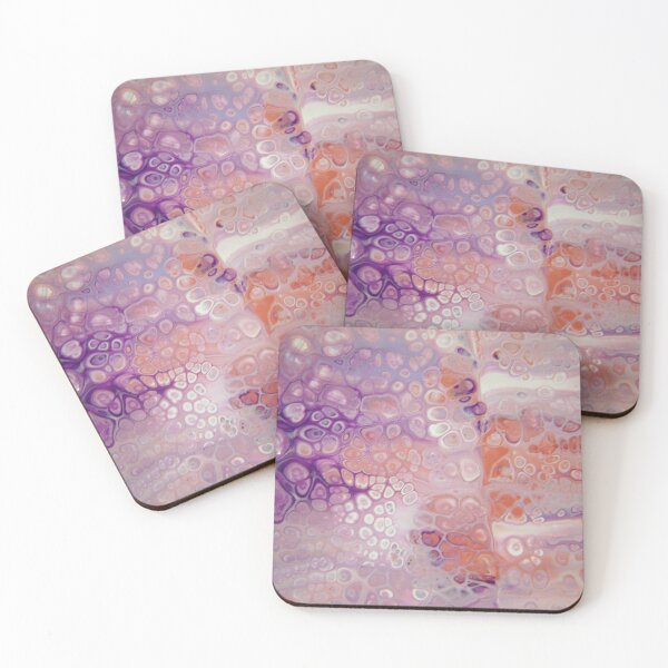 Item preview, Fluid Nature - Divided Flow in Purple - Acrylic Pour Art designed and sold by vmajzlik.