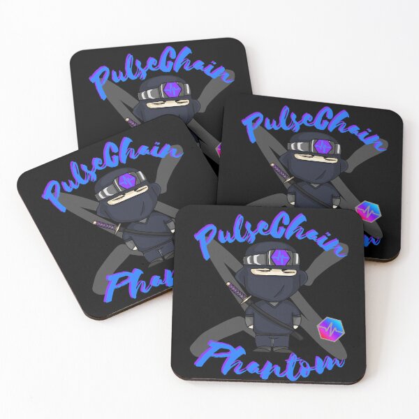 Item preview, Pulsechain Cute Phantom - Crypto Logo designed and sold by GetCryptoSwag.