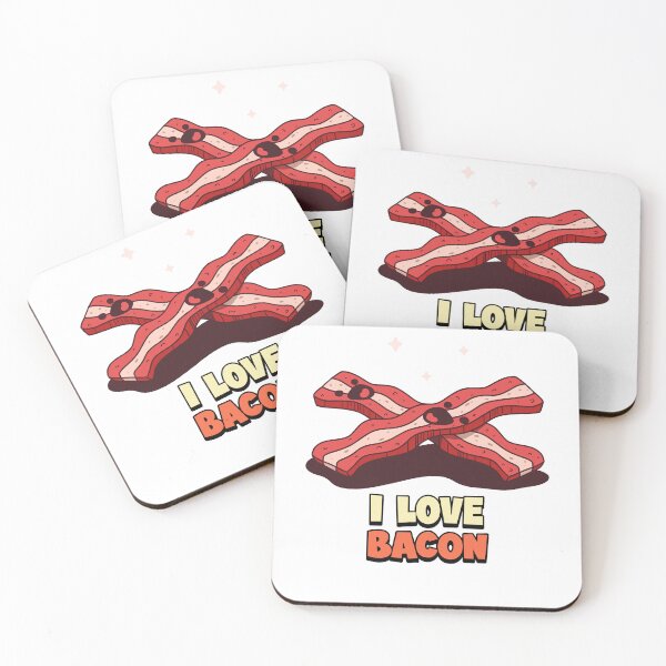 Item preview, I LOVE BACON designed and sold by FunEyeDesign.