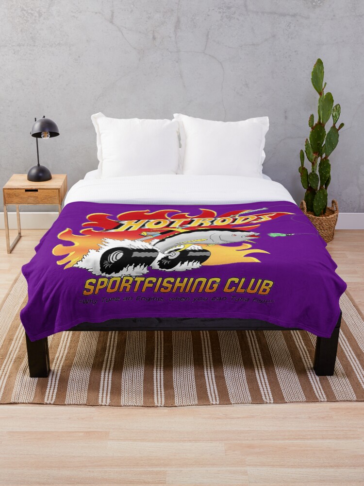 Thumbnail 1 of 6, Throw Blanket, Hot Rods - Tuna designed and sold by bdmgraphics.