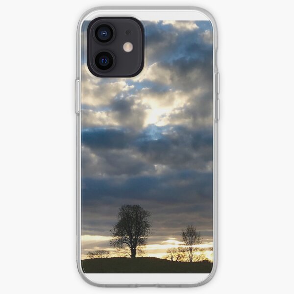 Evening shadows at Avebury iPhone Soft Case