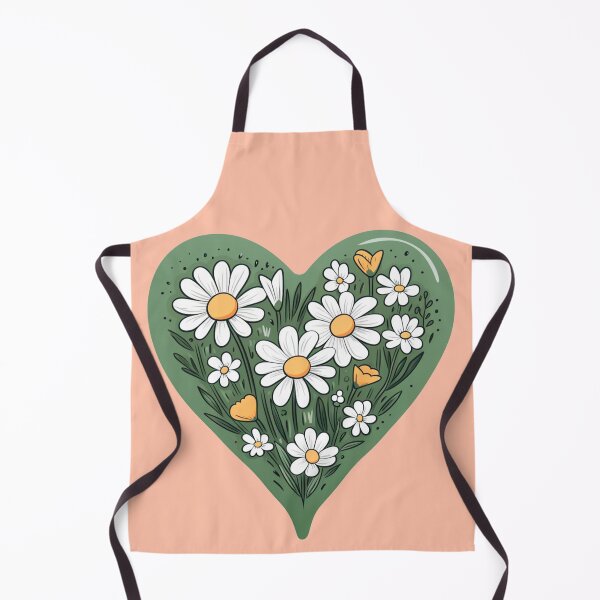 Item preview, Coração verde com flores  designed and sold by Polistchuk.
