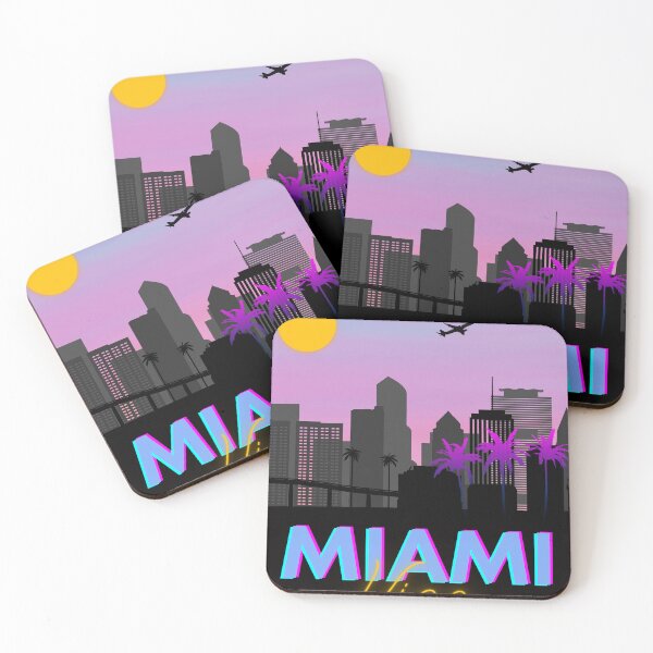 Artikelvorschau, Miami Vice – Stadtbild Miami entworfen und verkauft von Tobiasz Pietruska.