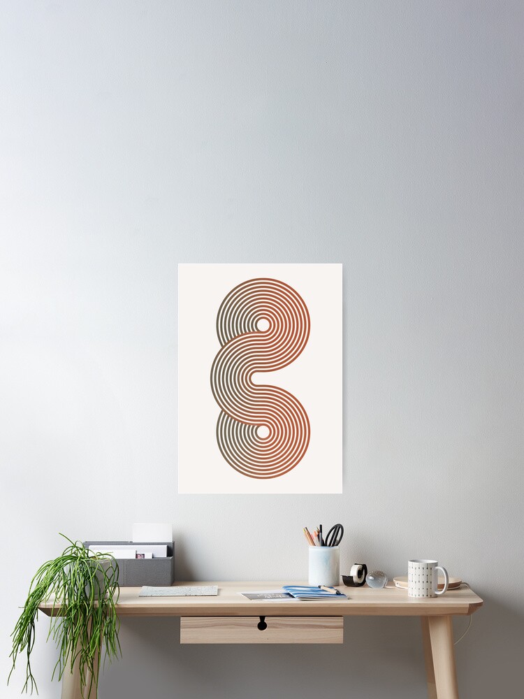 Thumbnail 2 of 3, Poster, Abstract Geometric 2 designed and sold by leandrojsj.