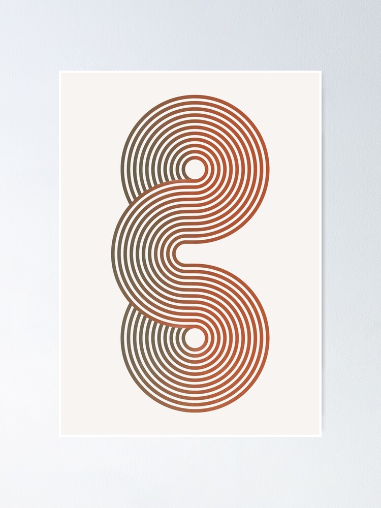 Thumbnail 1 of 3, Poster, Abstract Geometric 2 designed and sold by leandrojsj.