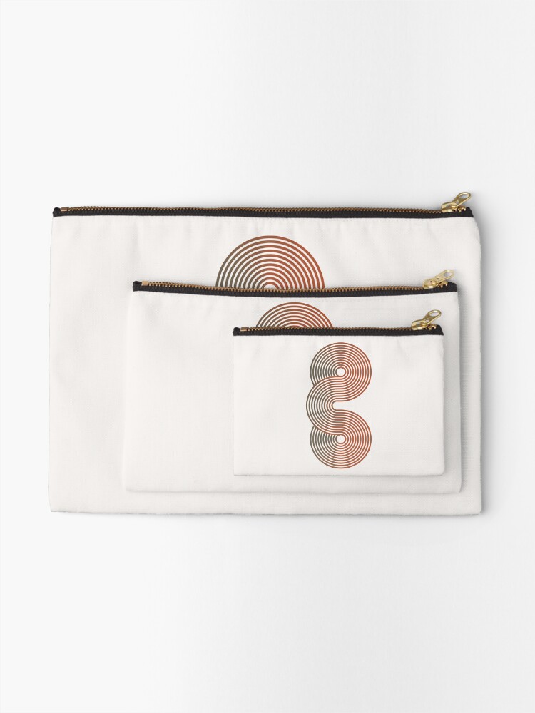 Thumbnail 2 of 4, Zipper Pouch, Abstract Geometric 2 designed and sold by leandrojsj.