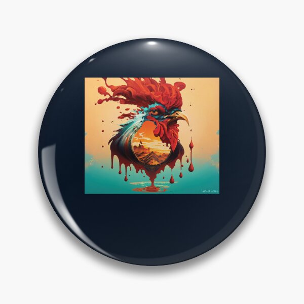 Item preview, Salvador Dali Inspired Rooster - Surrealism  designed and sold by 2debien.