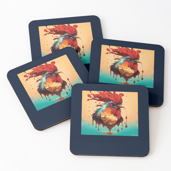 Item preview, Salvador Dali Inspired Rooster - Surrealism  designed and sold by 2debien.