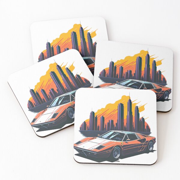 Item preview, Supercar retro city designed and sold by TheBlackCircle.