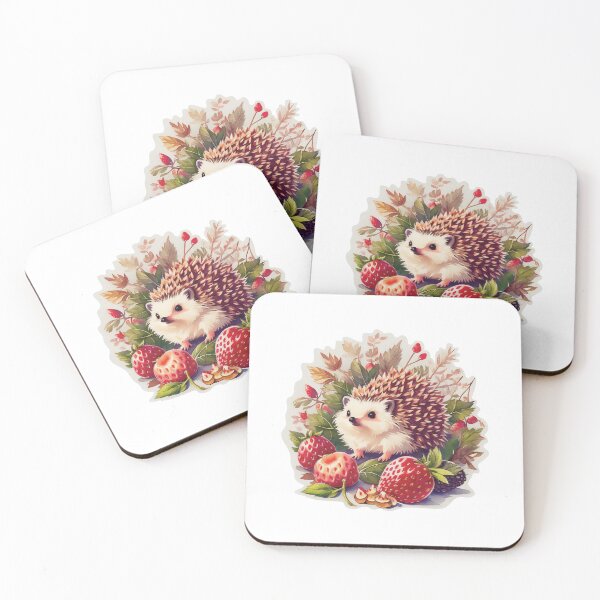 Item preview, Cute hedgehog with fruity theme designed and sold by prasathebest.