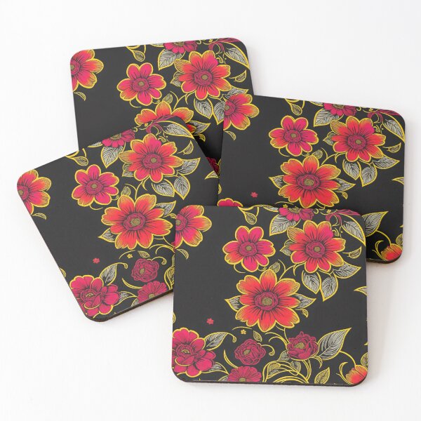 Item preview, Retro Flower Background designed and sold by PhonLawat.