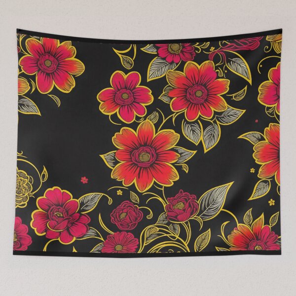 Item preview, Retro Flower Background designed and sold by PhonLawat.
