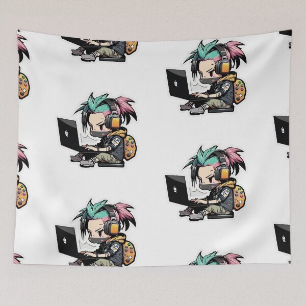 Item preview, Cyberpunk Girl Anime designed and sold by nashthrift.