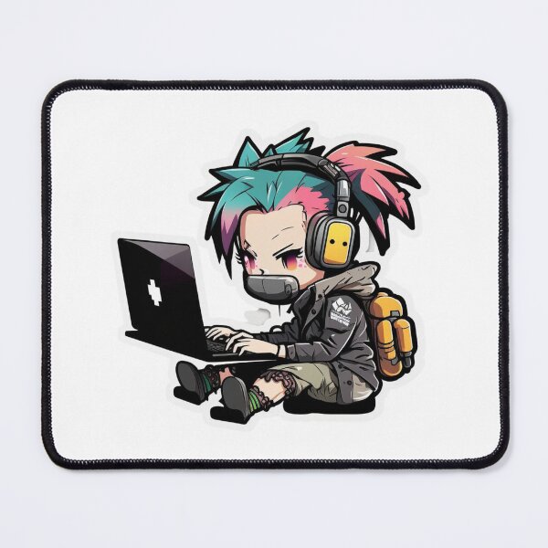 Item preview, Cyberpunk Girl Anime designed and sold by nashthrift.