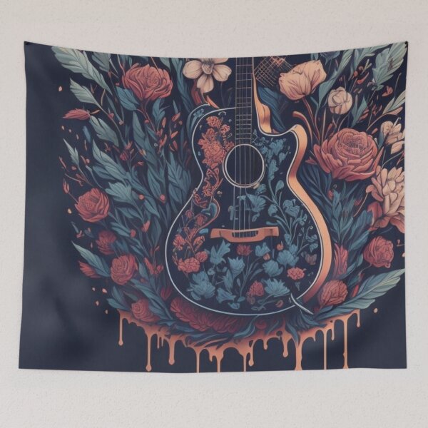 Item preview, Captivating Guitar - Musical Inspiration in Art designed and sold by joanwatson45.