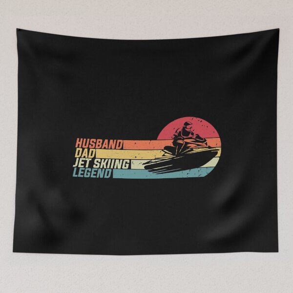 Item preview, Husband Dad Jet Skiing Legend  Jet Skiing Vintage style sport Lovers designed and sold by YAHIA-14.