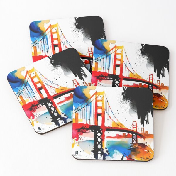 Item preview, Paint of Golden State Bridge  designed and sold by Live4Create-Shop.