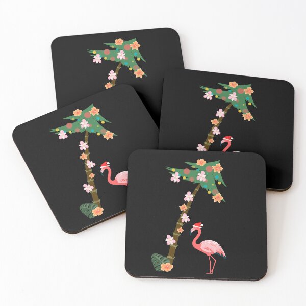 Item preview, Funny Flamingo Palm Tree Floral Vintage Hawaii Christmas designed and sold by r-silver.