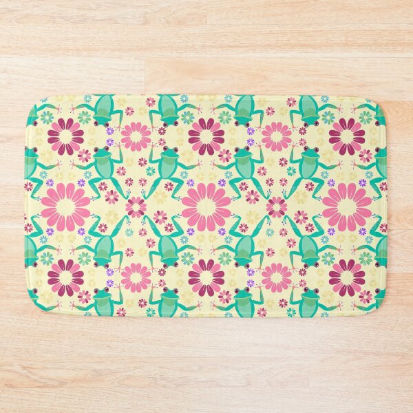 Item preview, FLORAL FROG DANCE #3 designed and sold by Jean Gregory Evans.