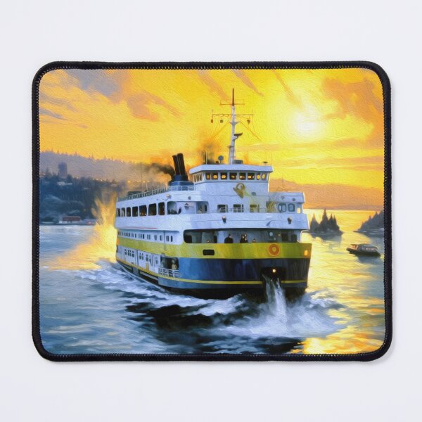 Item preview, FERRY TO SEATTLE designed and sold by ArtbyRolleen.