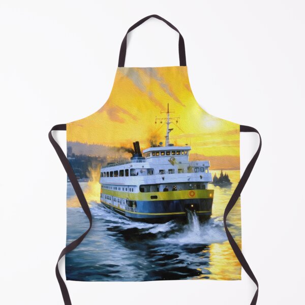 Item preview, FERRY TO SEATTLE designed and sold by ArtbyRolleen.