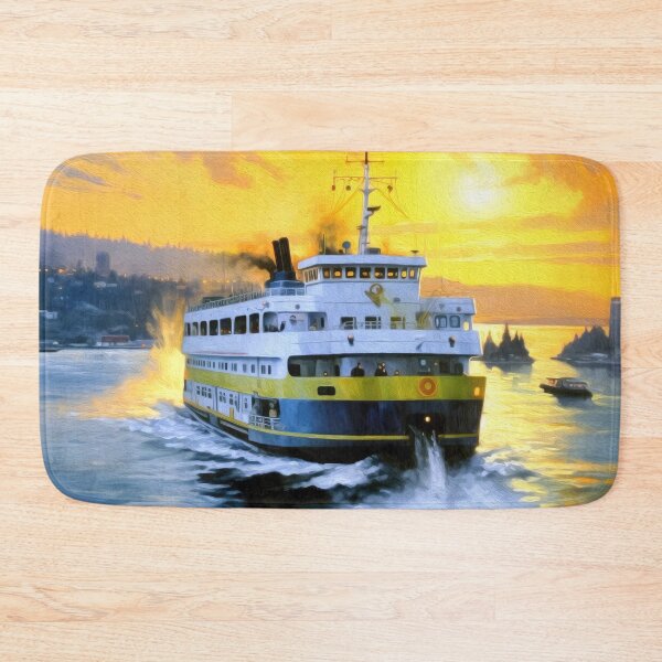 Item preview, FERRY TO SEATTLE designed and sold by ArtbyRolleen.