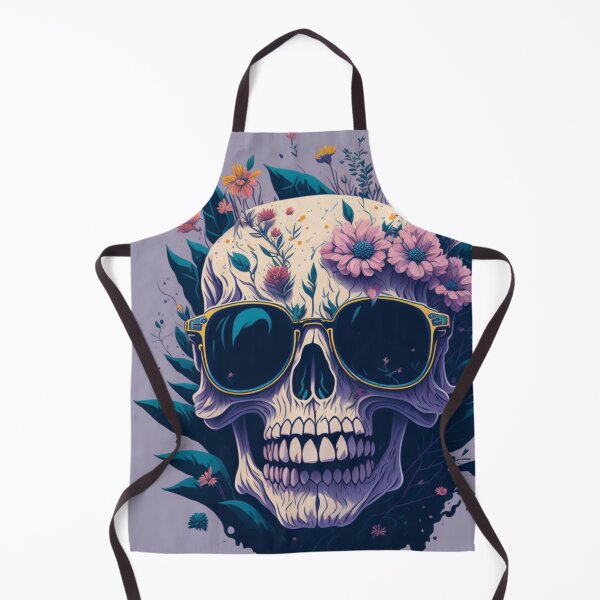 Item preview, Skull Flowers - Mystical Floral Art designed and sold by joanwatson45.