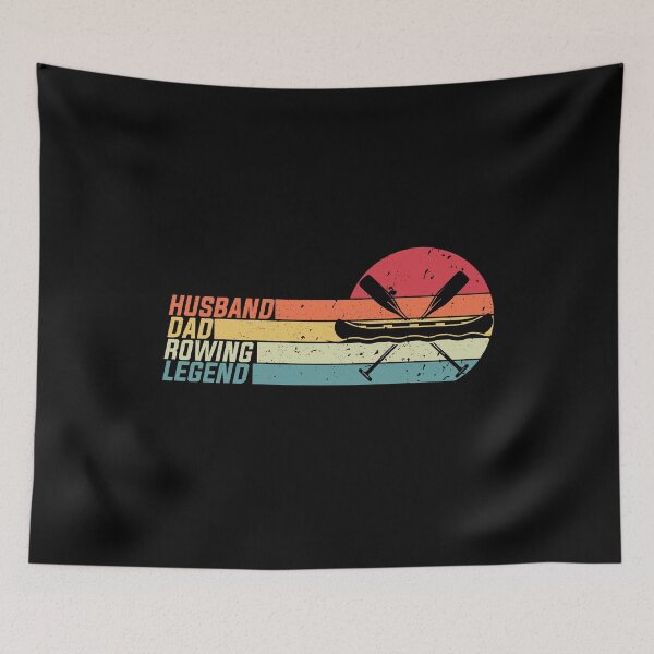 Item preview, Husband Dad Rowling Legend  Rowling Vintage style Water sport Lovers designed and sold by YAHIA-14.
