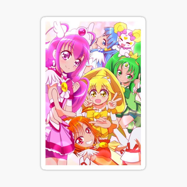 poster Smile Precure Pretty Cure Glitter Force anime Miyuki Emily