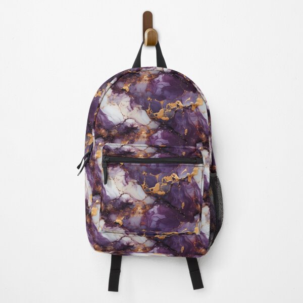 Item preview, Purple And Gold Marble designed and sold by Lumistica.