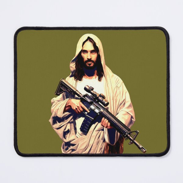 Item preview, AR15 Jesus designed and sold by Rainy-MTN.