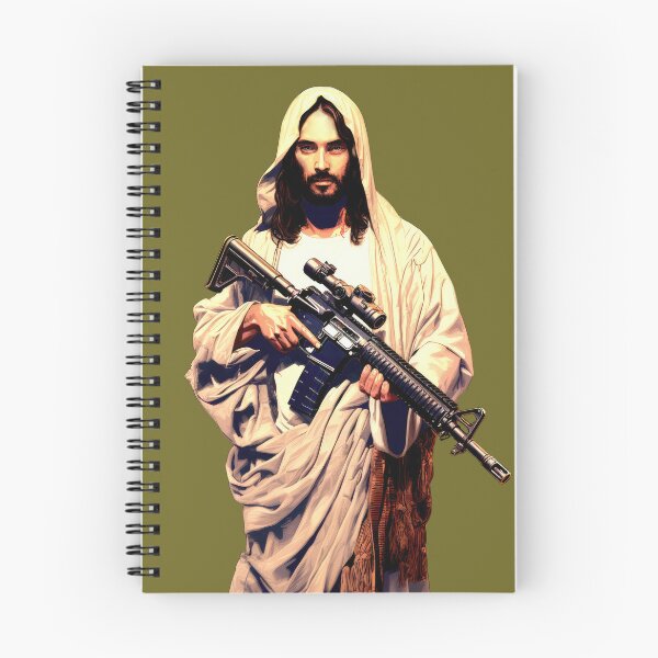 Item preview, AR15 Jesus designed and sold by Rainy-MTN.