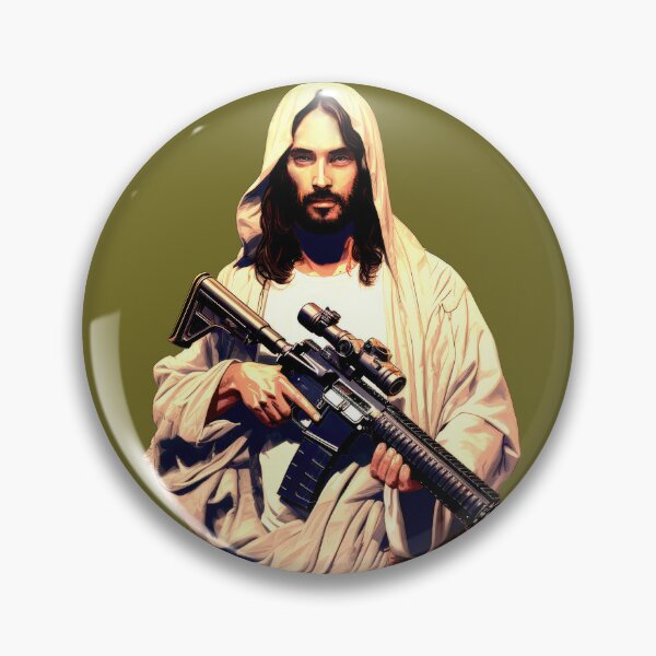 Item preview, AR15 Jesus designed and sold by Rainy-MTN.