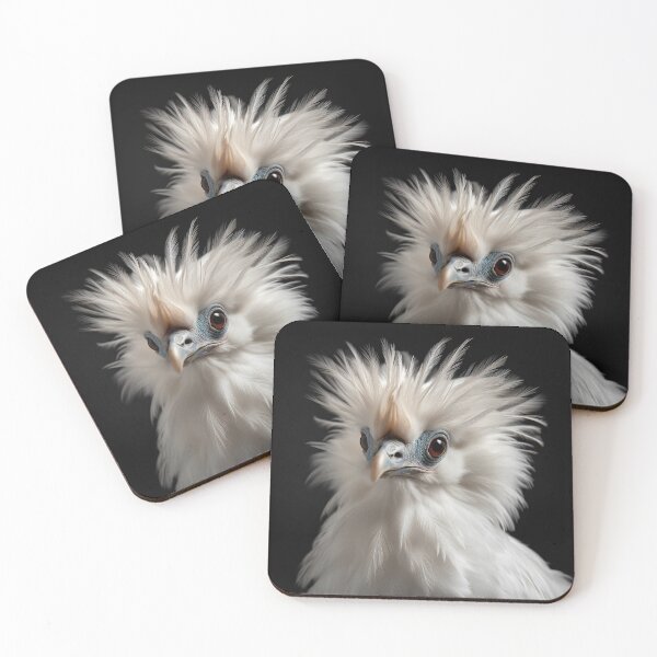 Item preview, Feathered Details: A Close-Up Look at Silkie Chicken designed and sold by Brendon987.