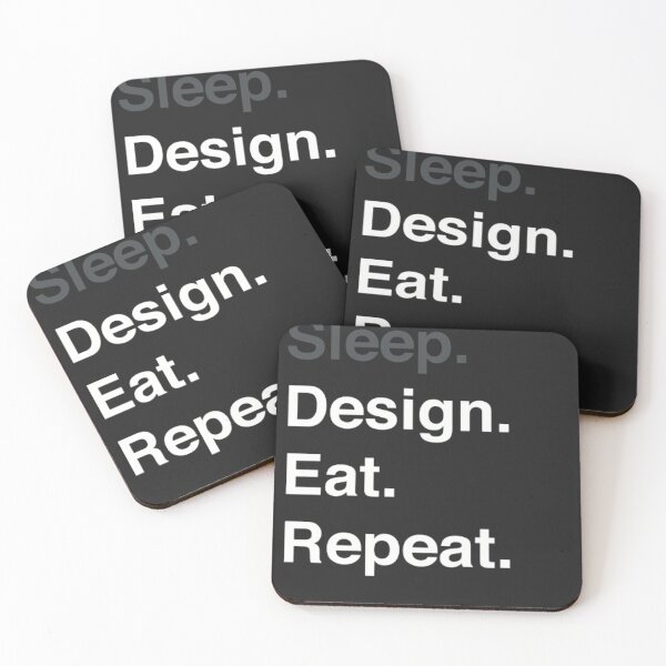 Item preview, Sleep. Design. Eat. Repeat. designed and sold by TeddyPrint.