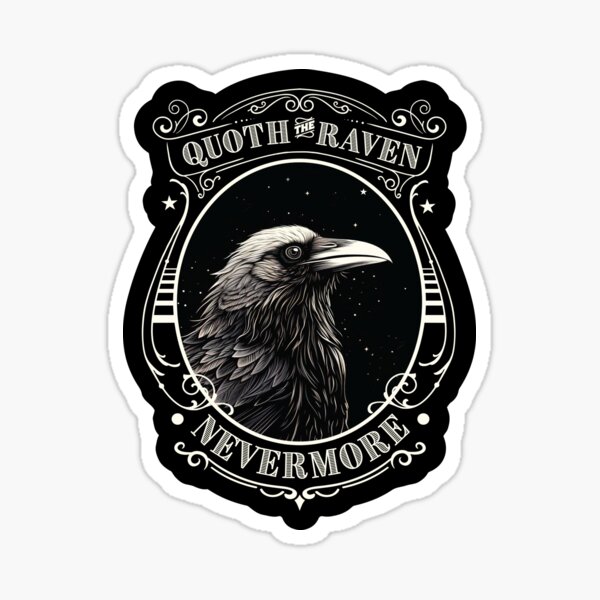 Item preview, Quoth the Raven Nevermore Poe designed and sold by HaggisVitae.