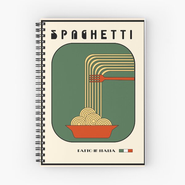 Item preview, Spaghetti Italian poster aesthetic nude and green colors designed and sold by StudioNola.