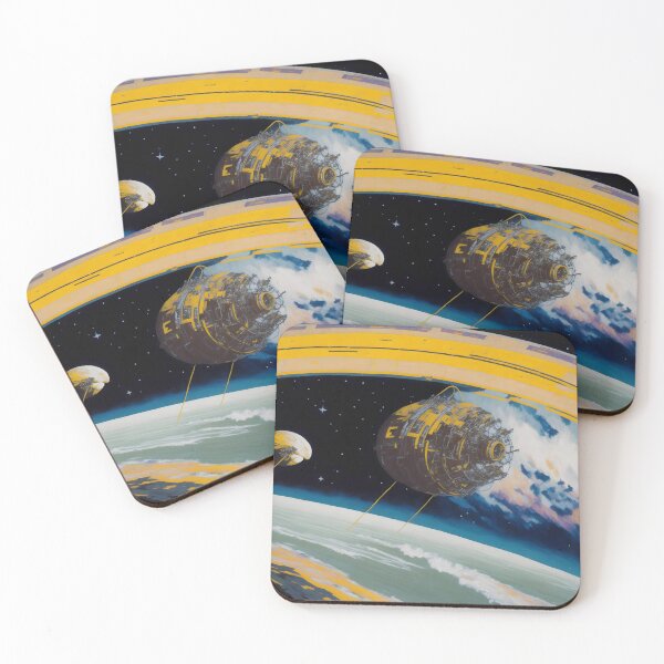 Item preview, Retro Art Space ship Orbit designed and sold by MindWave THC.