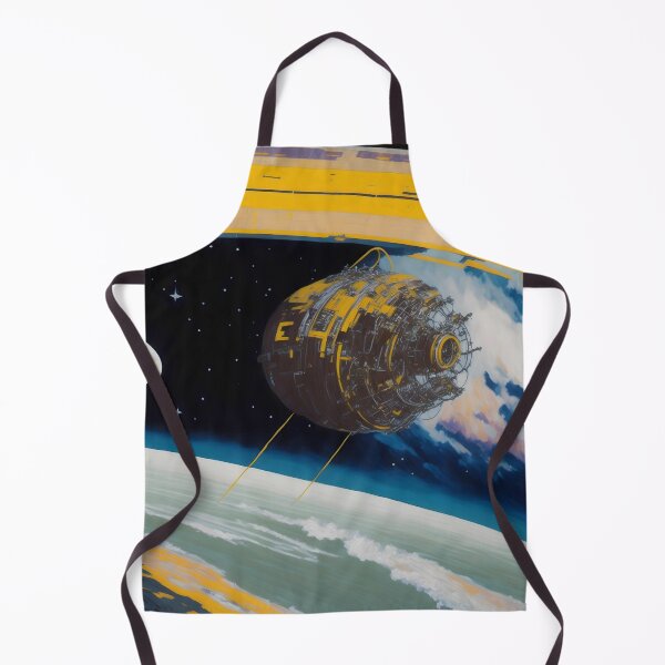 Item preview, Retro Art Space ship Orbit designed and sold by MindWave THC.