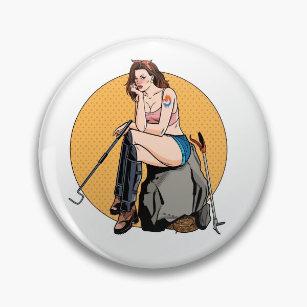 Item preview, Brunette Herper Pin-up Snake woman designed and sold by FirenIceExotics.