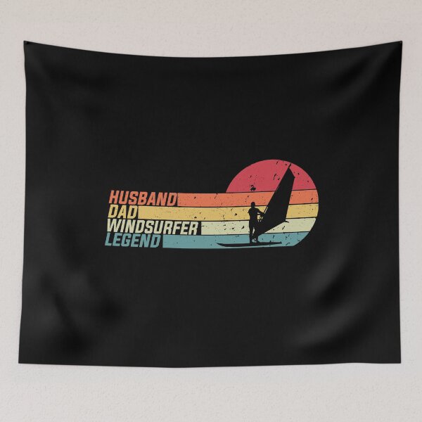 Item preview, Husband Dad Windsurfer Legend  Windsurfer Vintage style sport Lovers designed and sold by YAHIA-14.