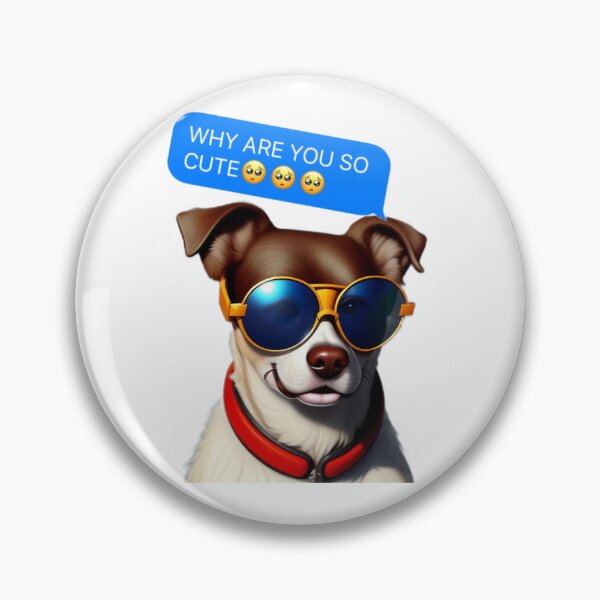 Item preview, Funny dog with sunglasses designed and sold by No Talk Studio .