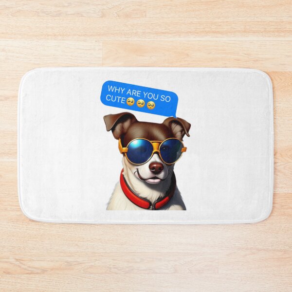 Item preview, Funny dog with sunglasses designed and sold by No Talk Studio .