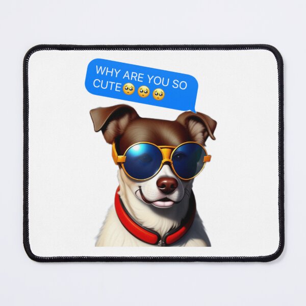 Item preview, Funny dog with sunglasses designed and sold by No Talk Studio .