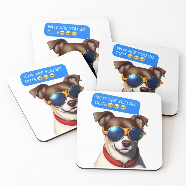 Item preview, Funny dog with sunglasses designed and sold by No Talk Studio .