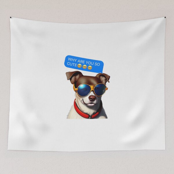 Item preview, Funny dog with sunglasses designed and sold by No Talk Studio .