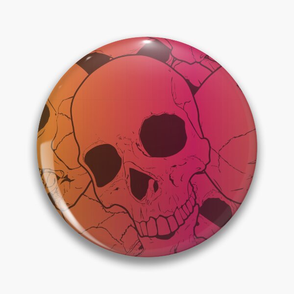 Item preview, Gradient Skull pattern designed and sold by FAawRay.